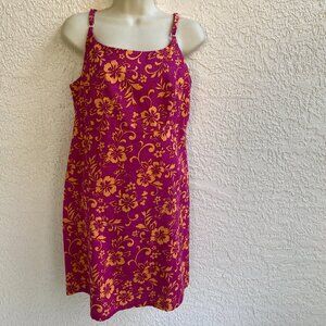 Vintage Hilo Hattie Sundress Size M Mini Sheath Hawaiian Cruise Made in Hawaii